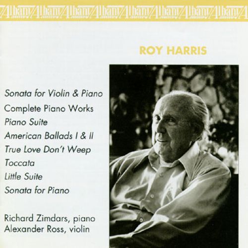 (image for) Roy Harris-Violin Sonata & Complete Piano Works