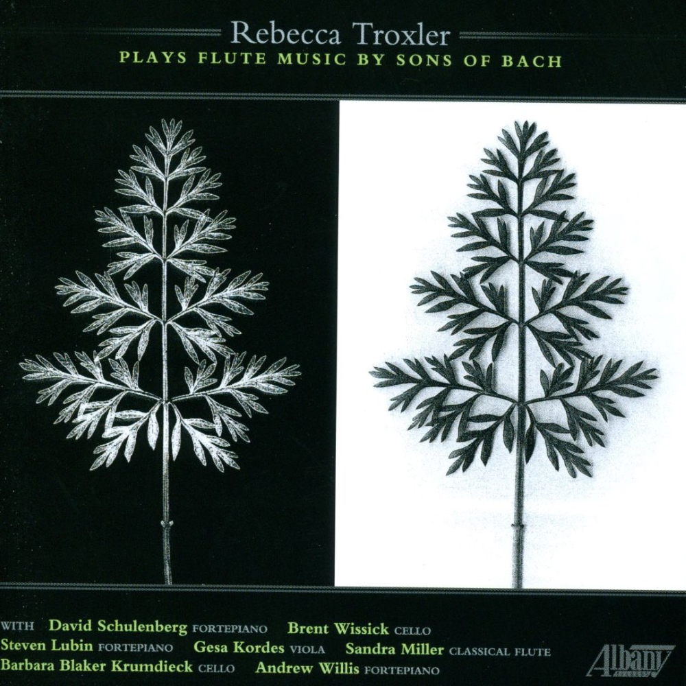 Rebecca Troxler Plays Flute Music by Sons of Bach (2 CD)