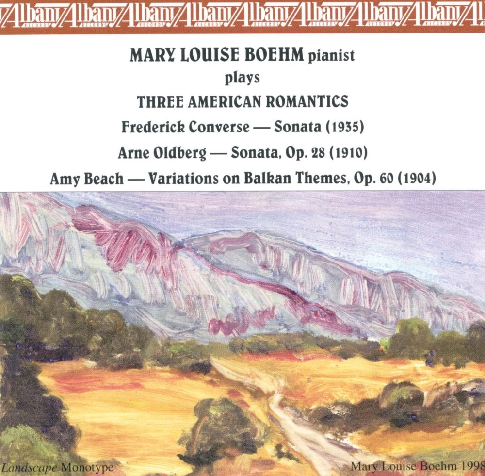 (image for) Mary Louise Boehm Plays Three American Romantics