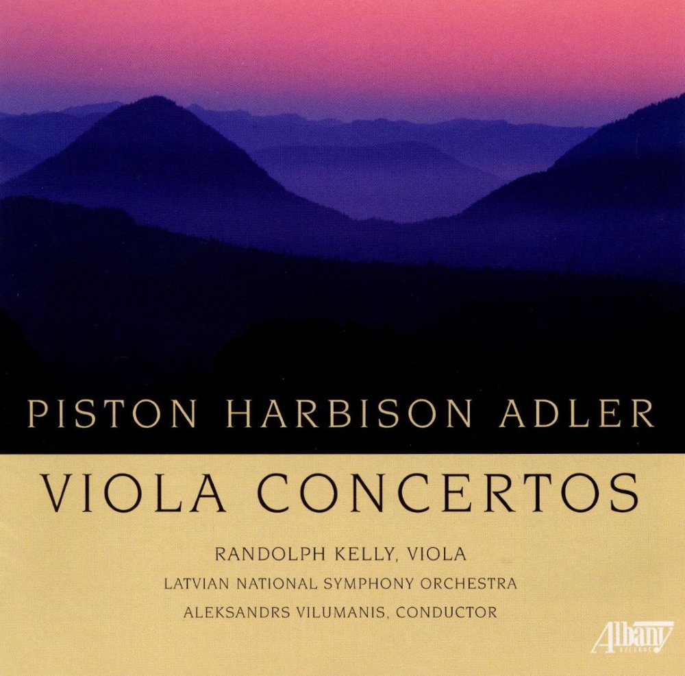 (image for) Piston, Harbison, Adler-Viola Concertos