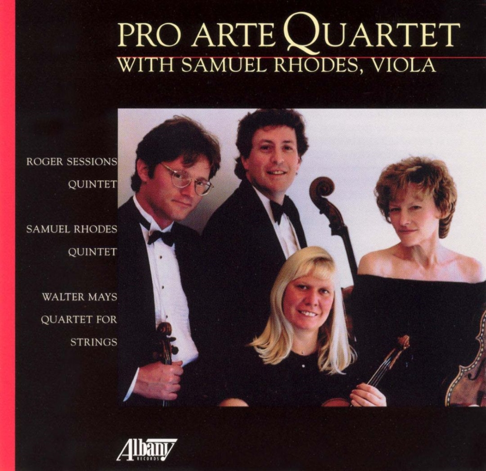 (image for) Pro Arte Quartet with Samuel Rhodes, Viola