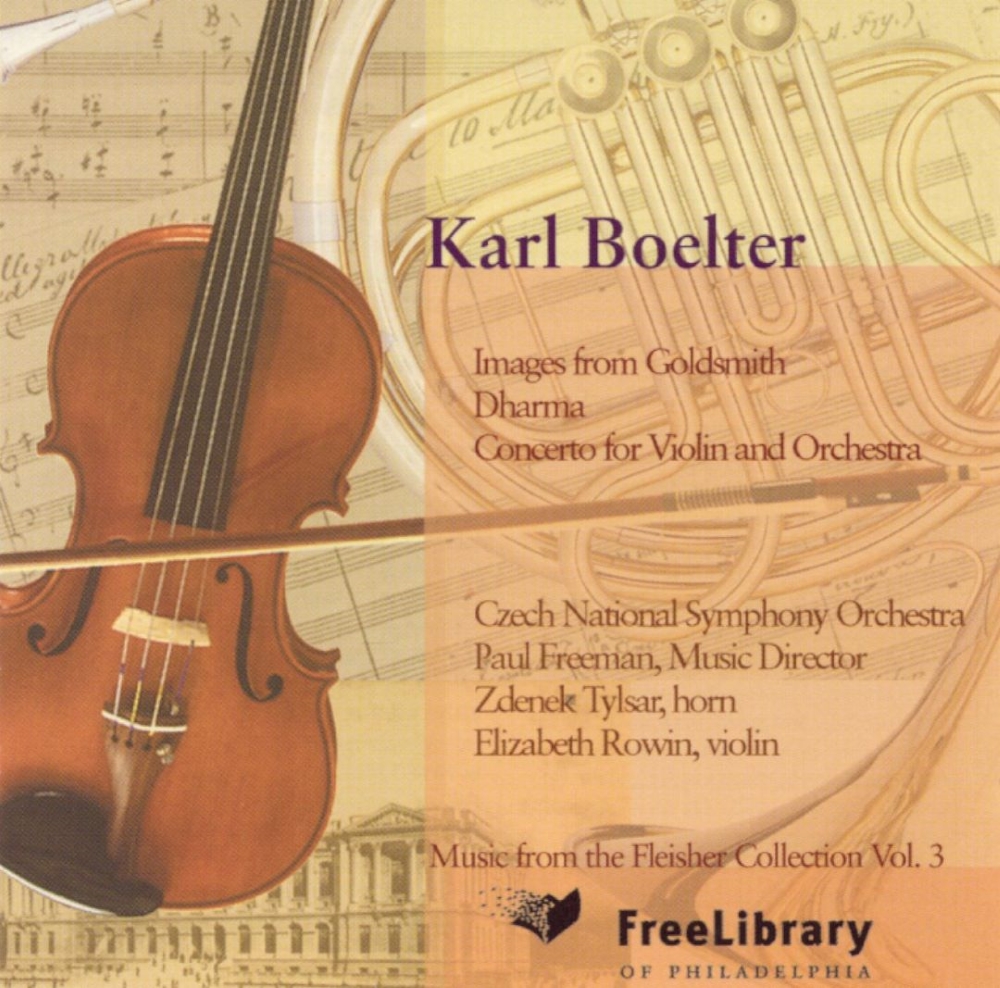 Music From The Fleisher Collection, Vol. 3-Karl Boelter