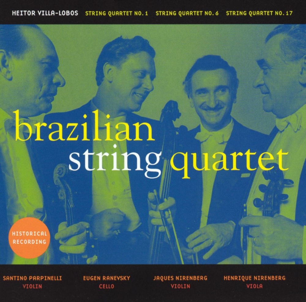 (image for) Heitor Villa-Lobos-String Quartet No. 1, String Quartet No. 6, String Quartet No. 17