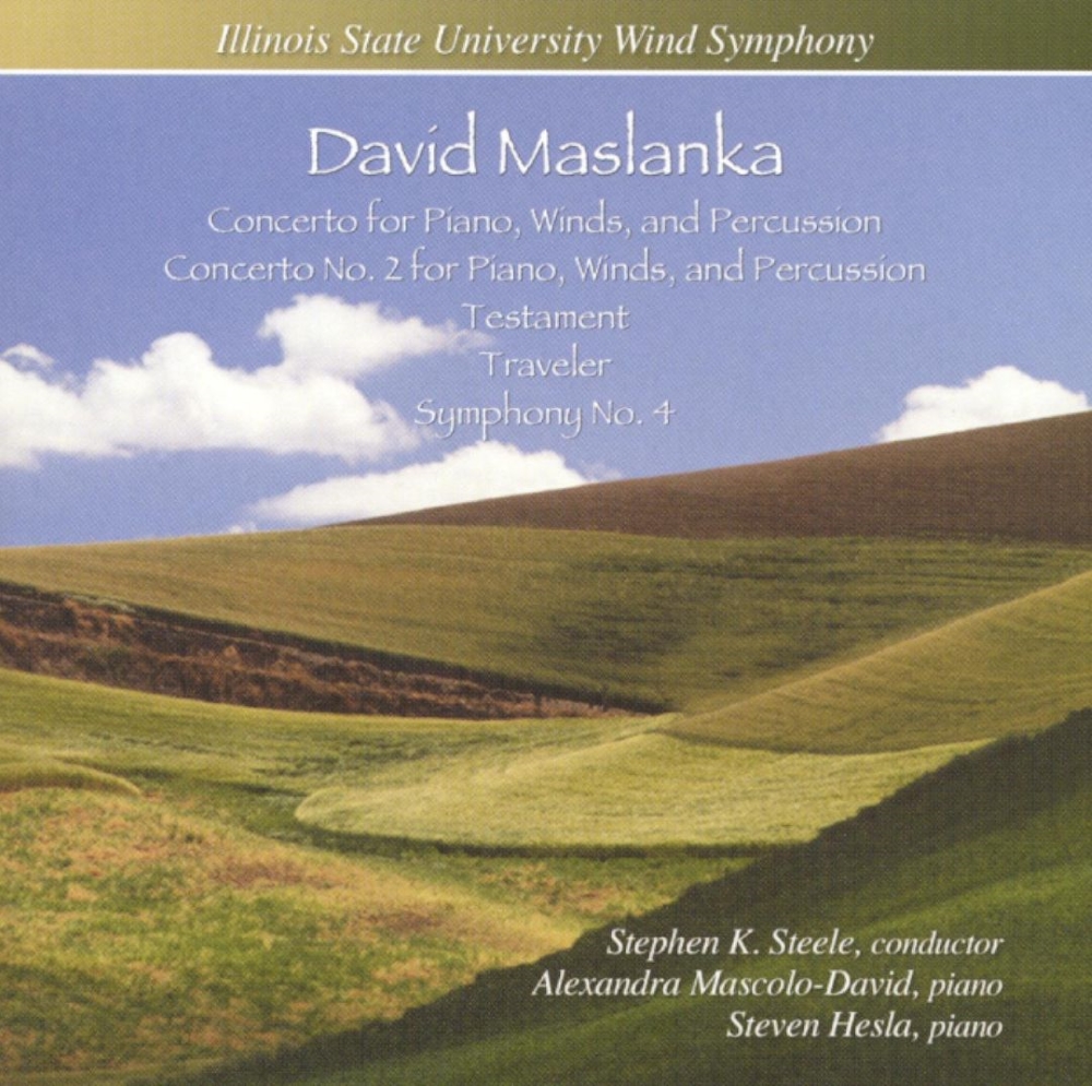 David Maslanda-Concerto for Piano, Winds and Percussion / Concerto No. 2 for Piano, Winds and Percussion (2 CD)
