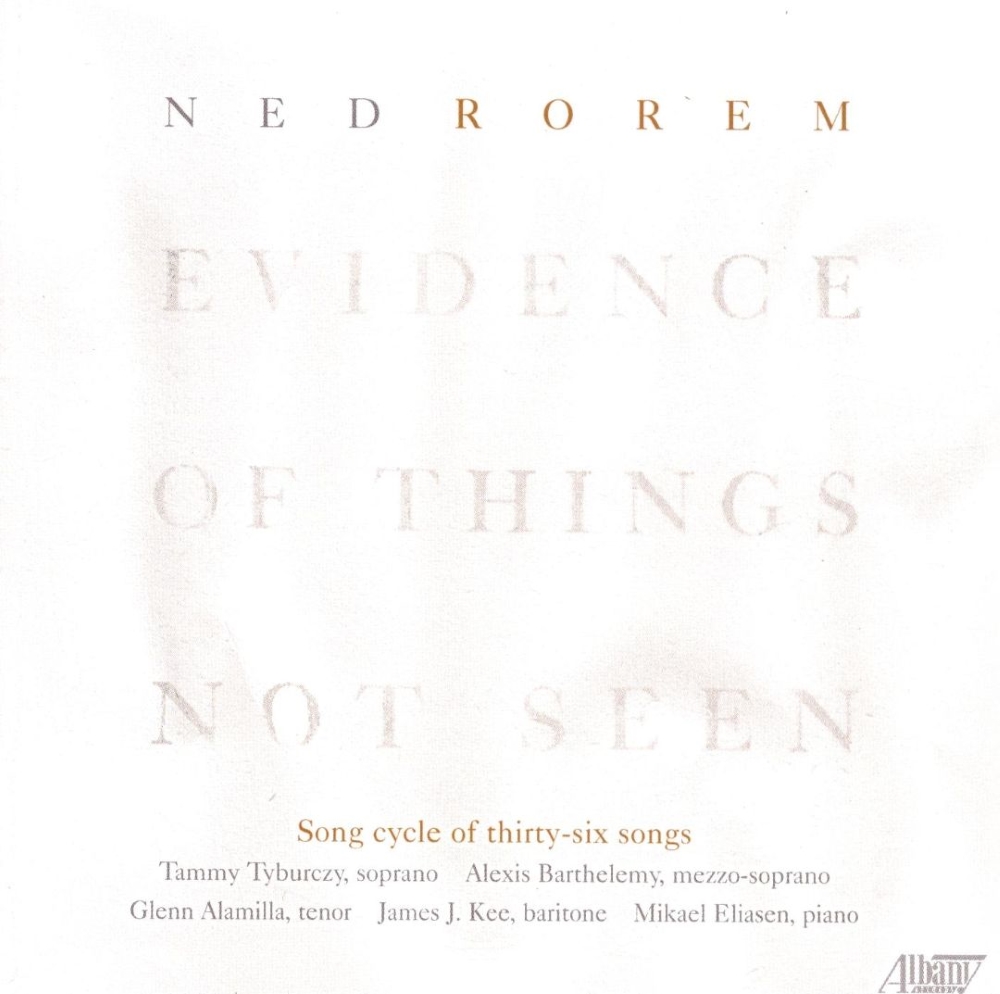 (image for) Ned Rorem-Evidence of Things Not Seen