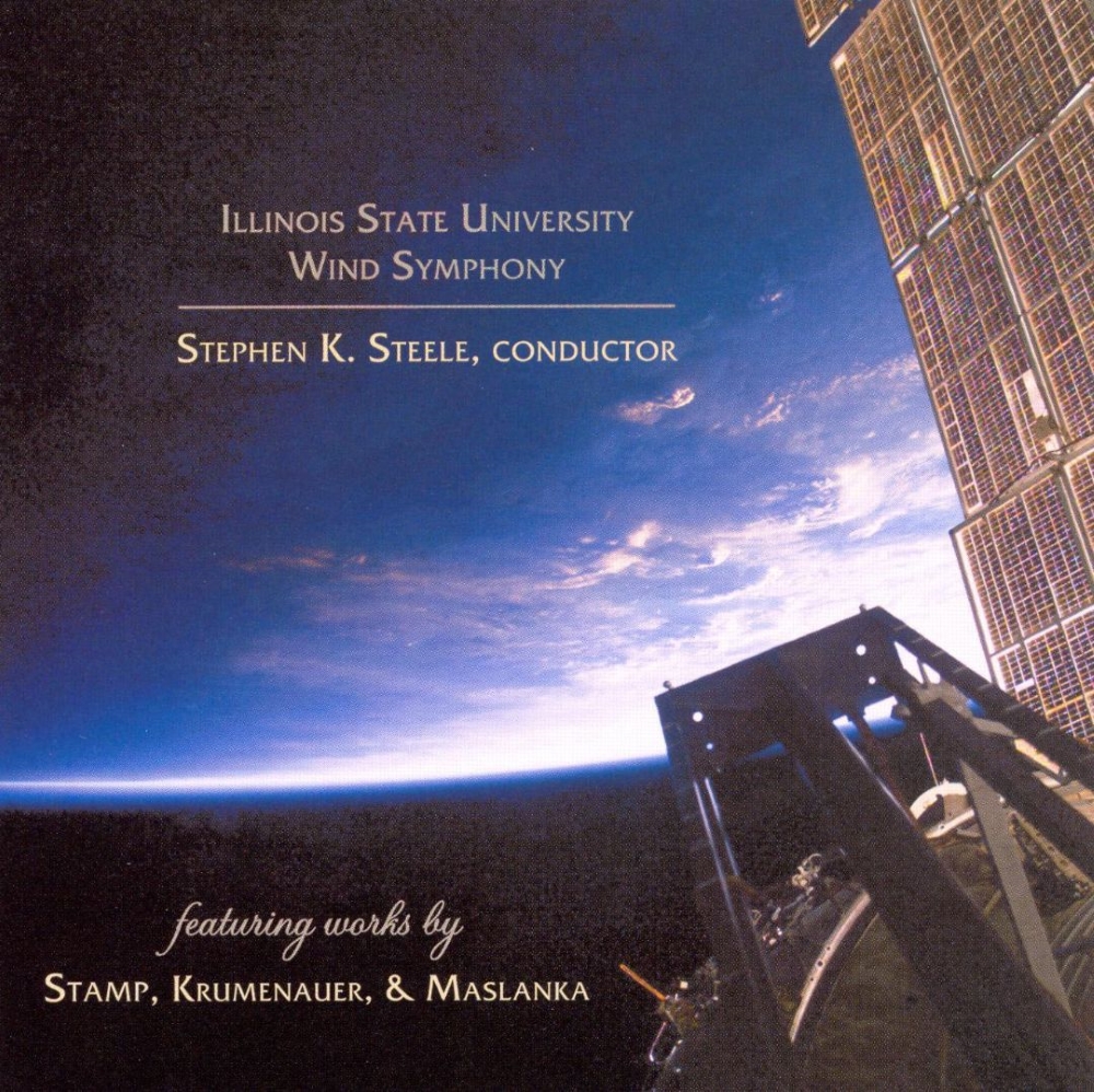 (image for) Stamp-Symphony No. 1 / Krmenauer-Blue on Red / Maslanka-Symphony No. 2