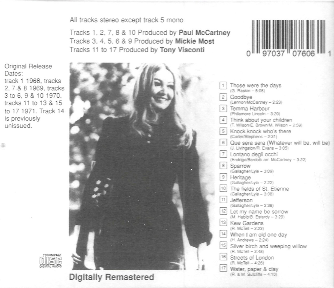 (image for) Those Were The Days-Best of Mary Hopkin