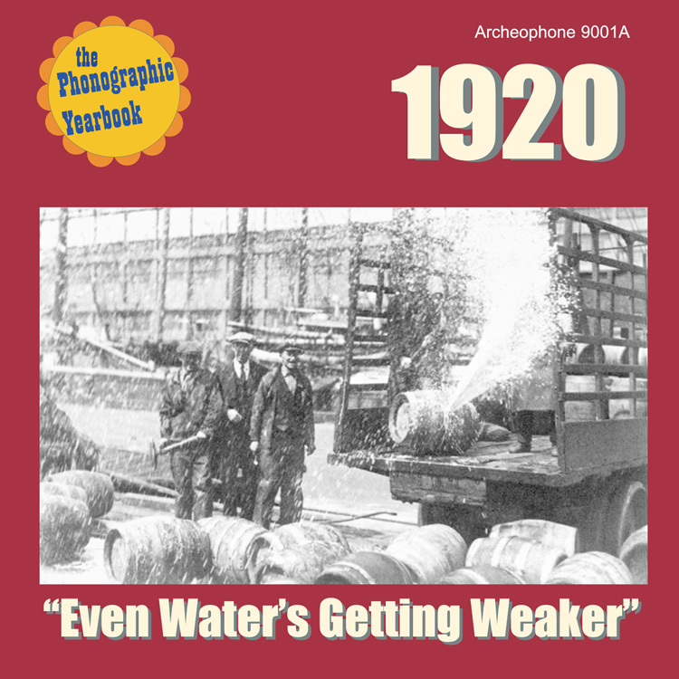 The Phonographic Yearbook 1920-Even Water's Getting Weaker - Click Image to Close
