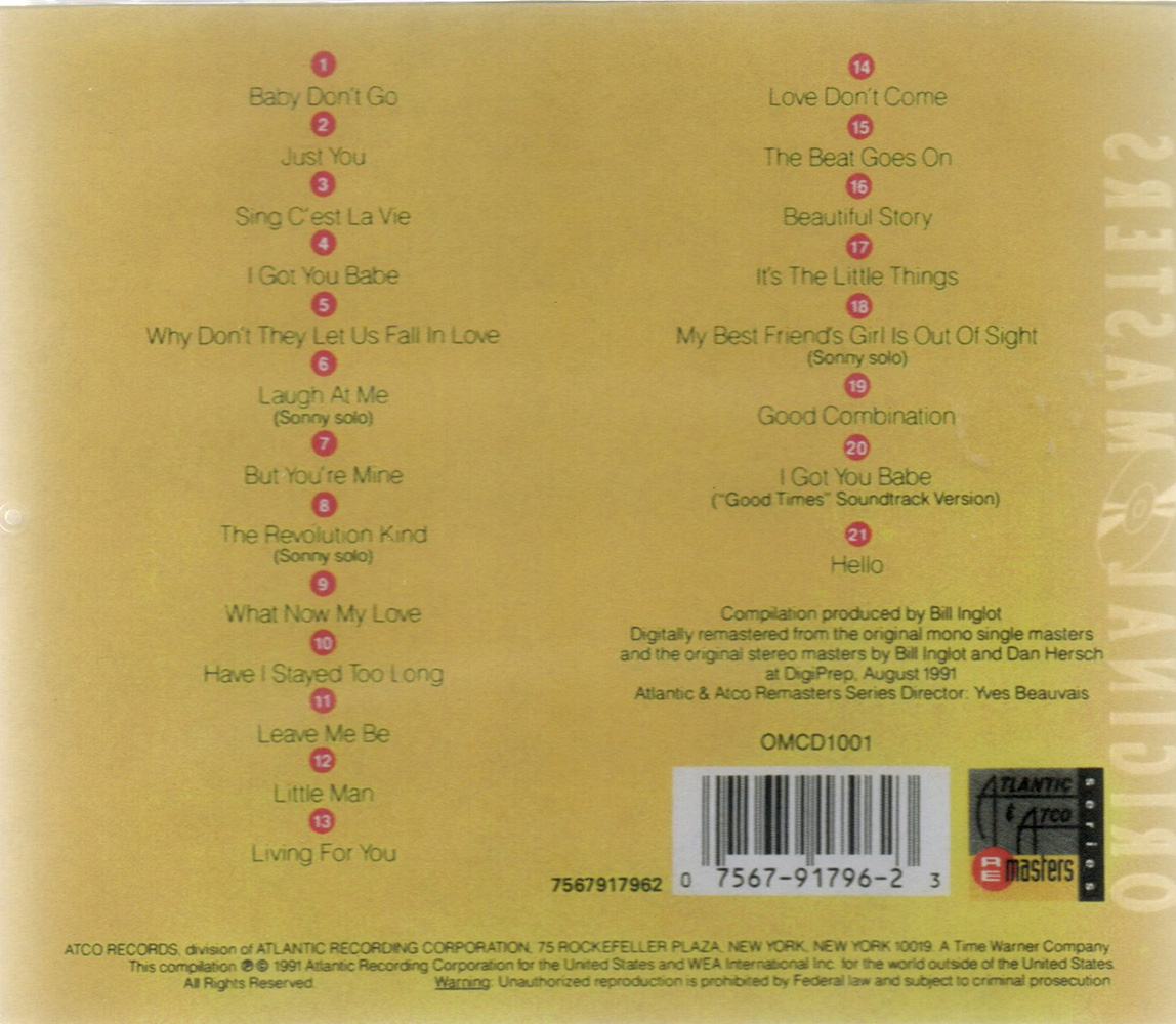 (image for) Beat Goes On: Very Best of Sonny & Cher