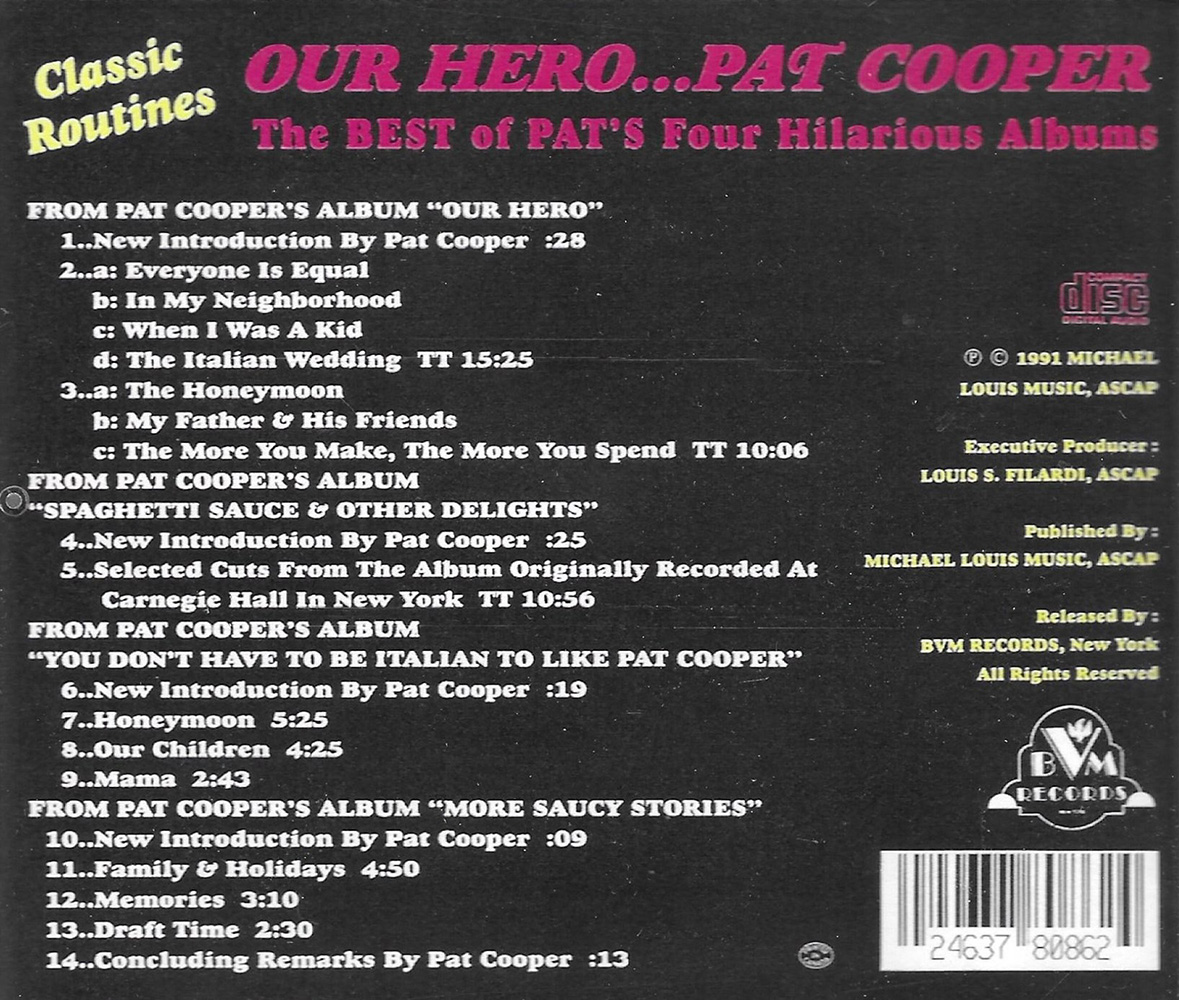 (image for) Our Hero-Best Of Pat's Four Hilarious Albums