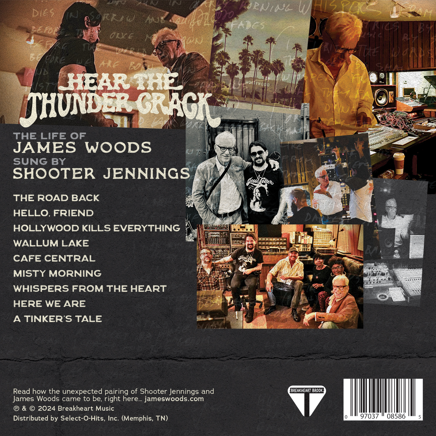 (image for) Hear the Thunder Crack-The Life of James Woods such by Shooter Jennings