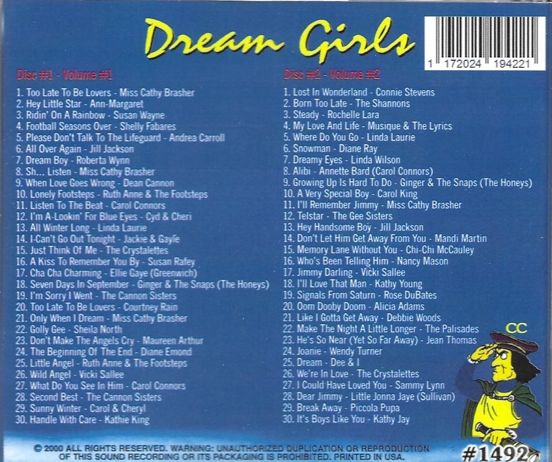 Dream Girls-60 Cuts (2 CD) - Click Image to Close