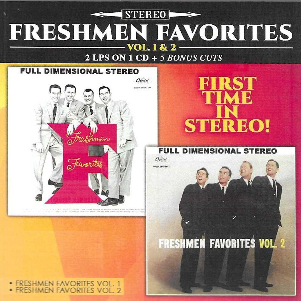 (image for) Freshmen Favorites, Vol. 1 & 2 - 2 LPs on 1 CD + 5 Bonus Cuts