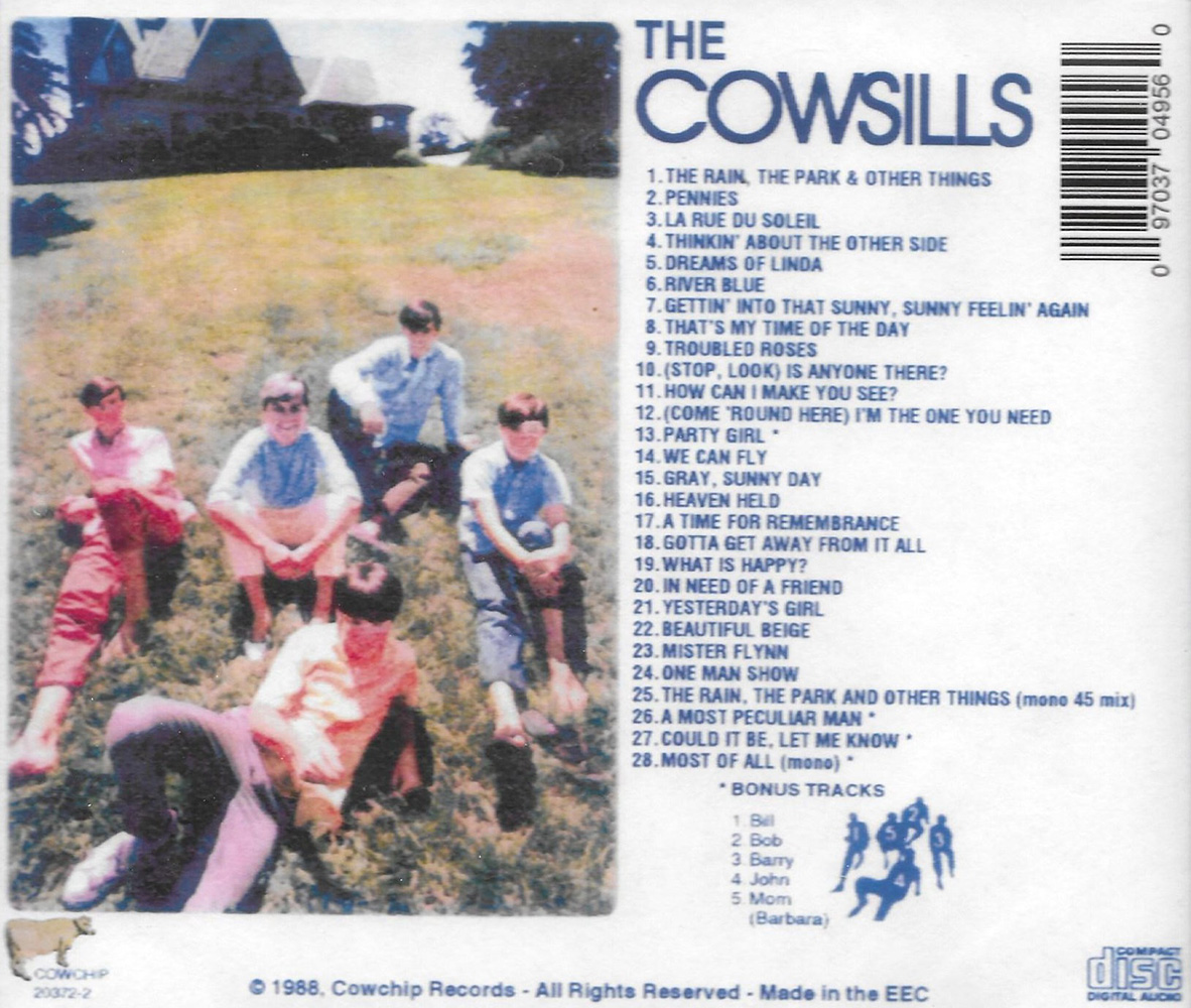 Cowsills-We Can Fly-2 LPs on 1 CD with Bonus Cuts (28 Cuts) - Click Image to Close