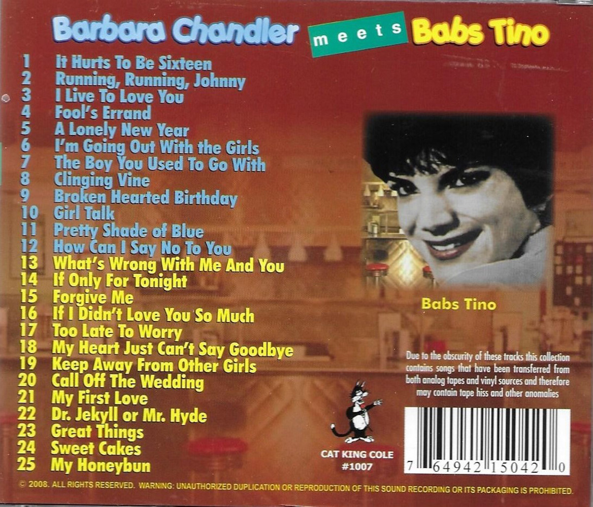 Barbara Chandler Meets Babs Tino (25 Cuts) - Click Image to Close
