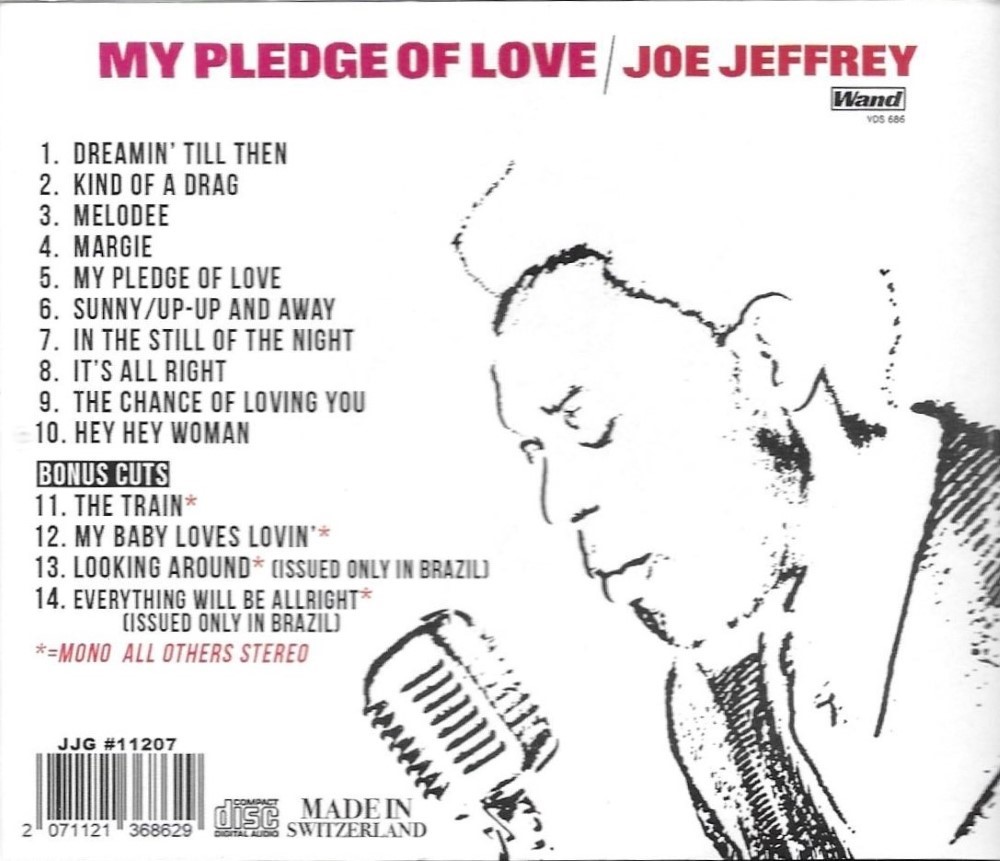 My Pledge Of Love-Joe Jeffrey - Click Image to Close