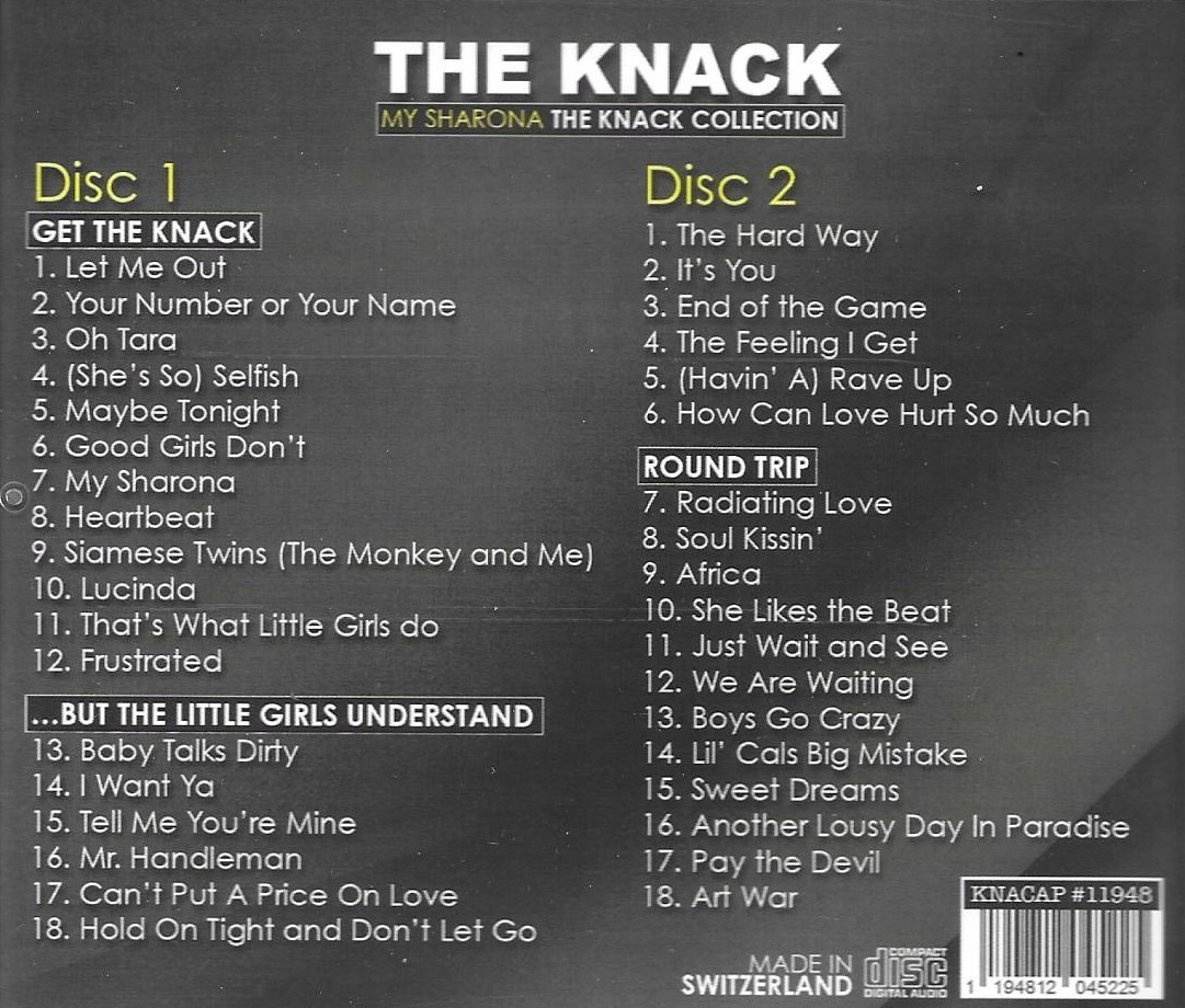 My Sharona- The Knack Collection - 3 LPs on 2 CDs (2 CD) - Click Image to Close