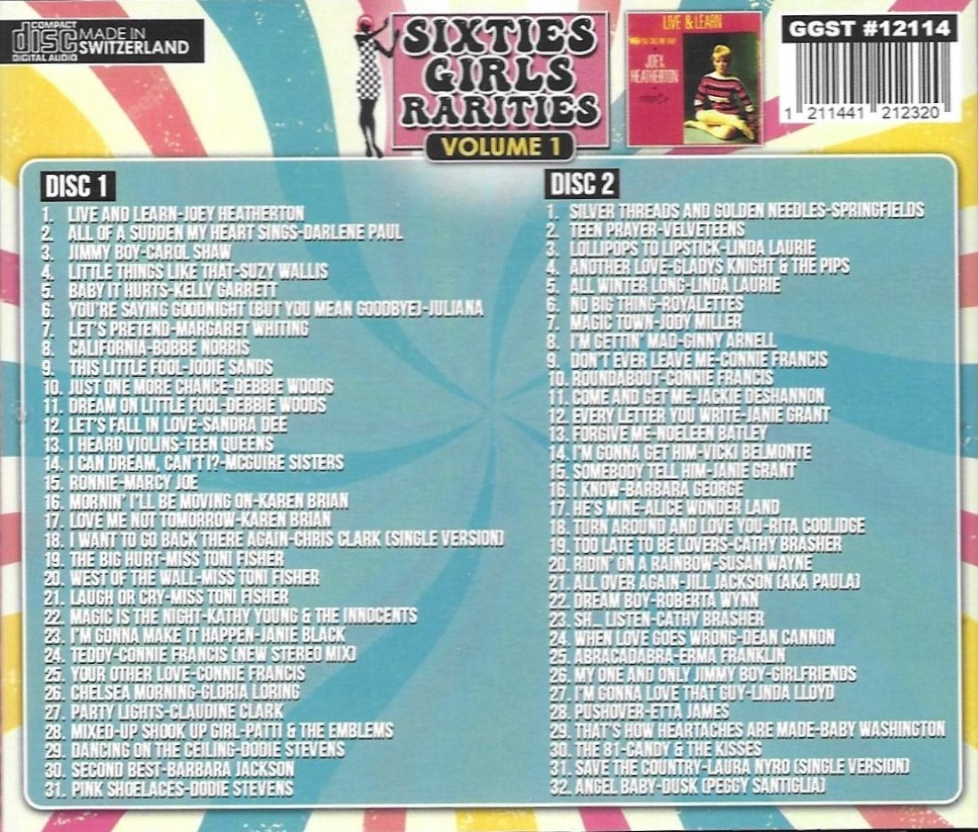 Sixties Girls Rarities, Volume 1 - 63 Cuts - 100% Stereo Debuts (2 CD)