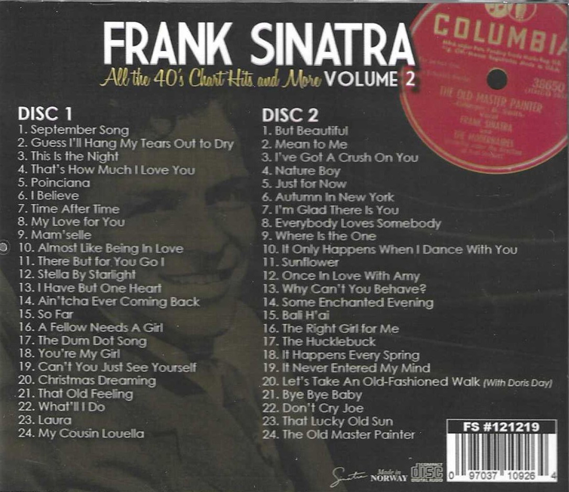 (image for) All the 40's Chart Hits and More, Vol. 2 - 48 Cuts, First time in Stereo (2 CD)