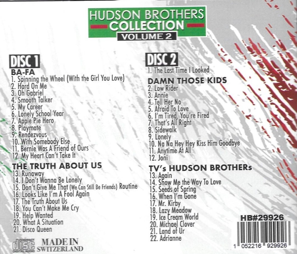 4 LPs on 2 CDs-Hudson Brother Collection, Volume 2 (2 CD)