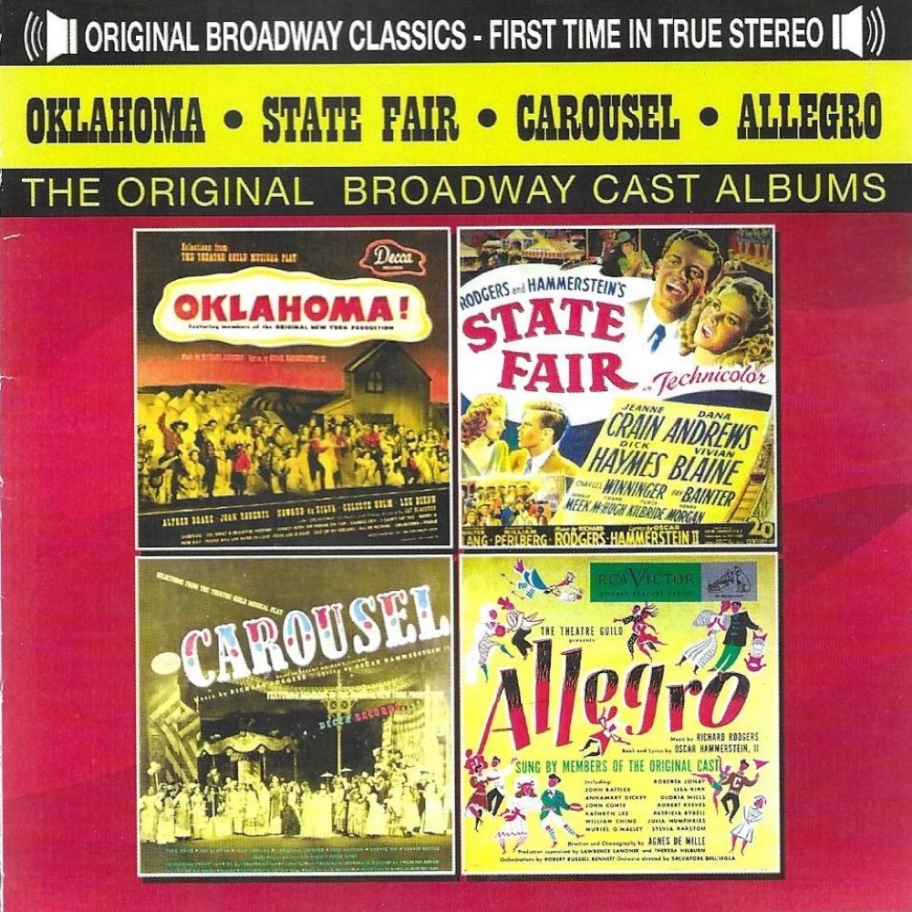 The Original Broadway Cast Albums - Oklahoma!, State Fair, Carousel & Allegro (2 CD) - Click Image to Close