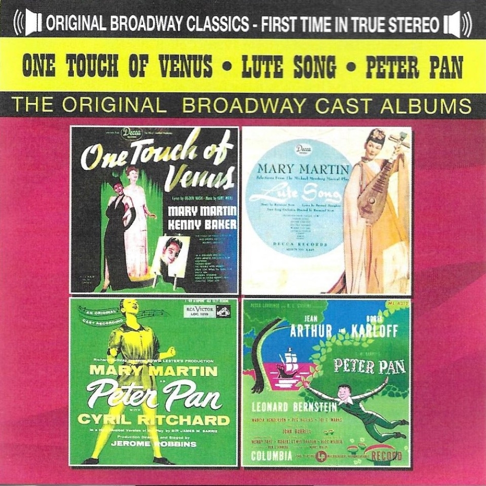 (image for) The Original Broadway Cast Albums - One Touch Of Venus, Lute Song & Peter Pan (2 CD)