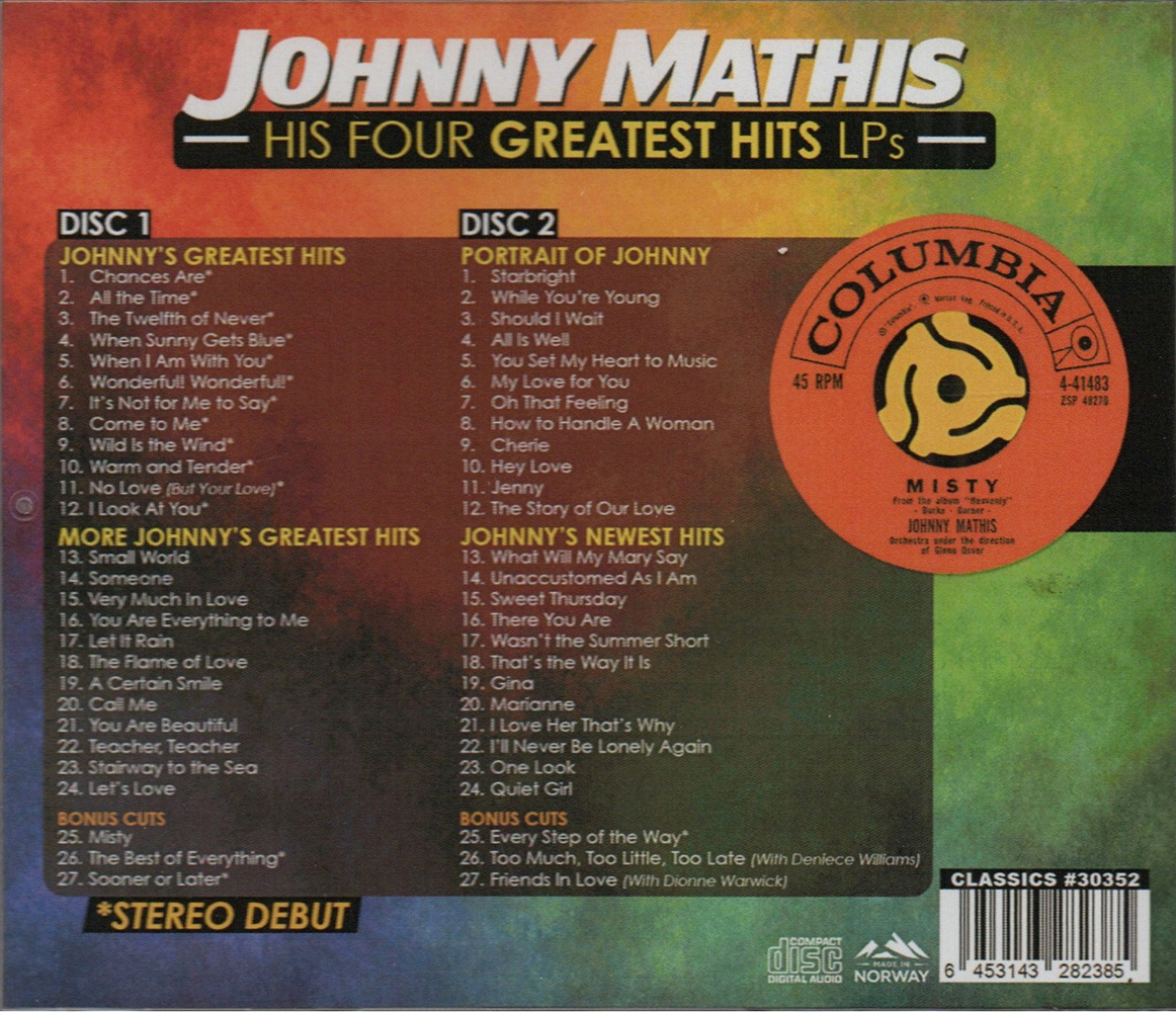 (image for) His Four Greatest Hits LPs (2 CD)