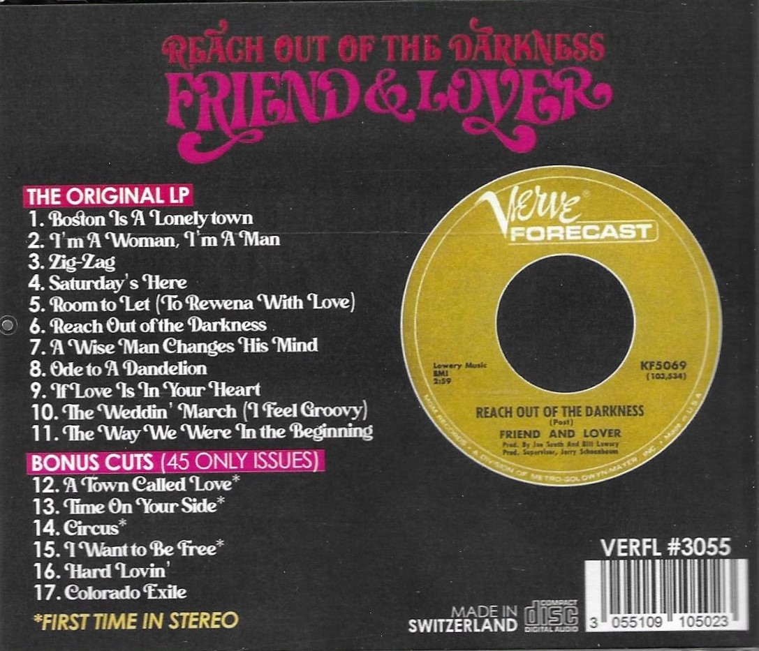 Reach Out Of The Darkness - Plus 6 Bonus Cuts