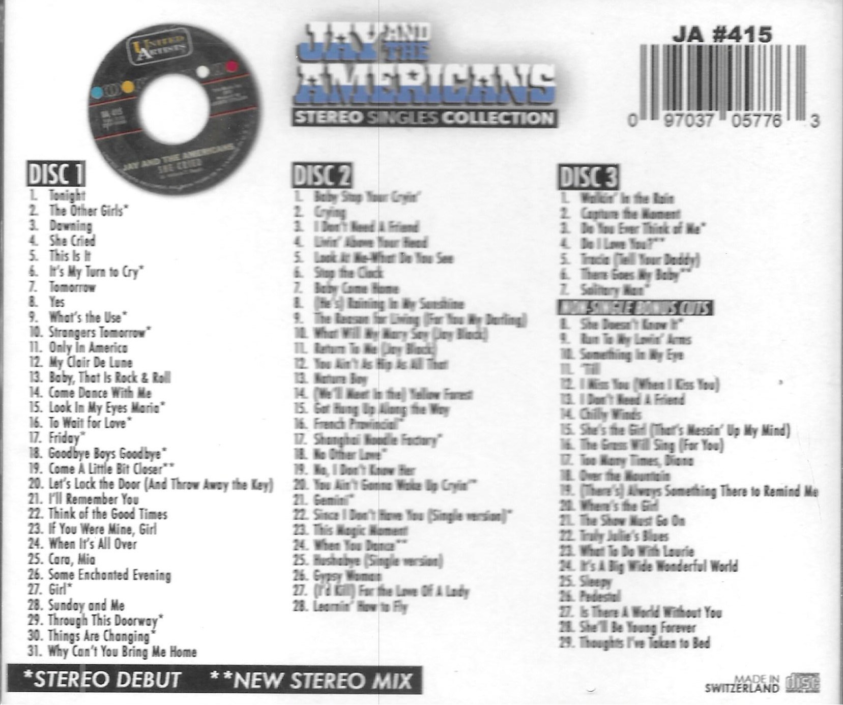 (image for) Stereo Singles Collection-88 Cuts-20 Stereo Debuts (3 CD)
