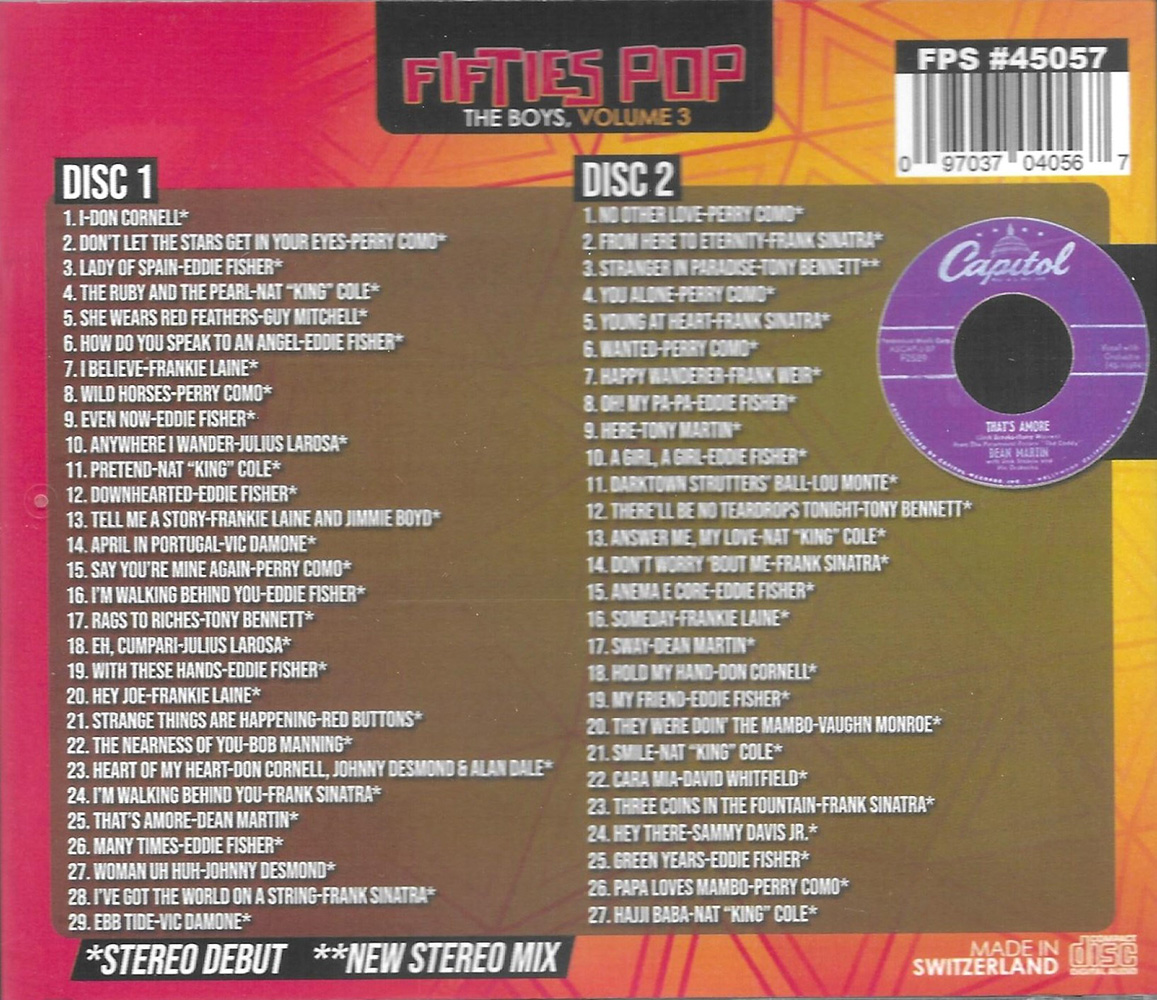 Fifties Pop- The Boys, Vol. 3 (2 CD)
