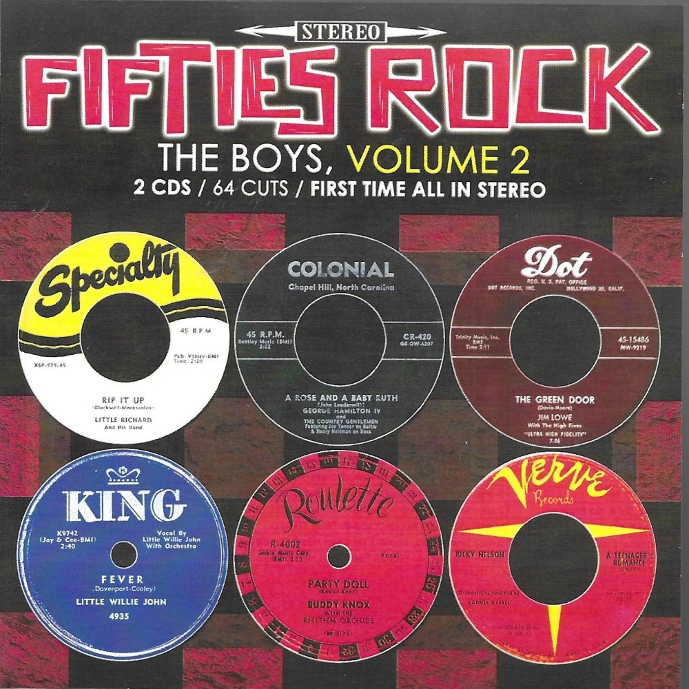 Fifties Rock- The Boys, Vol. 2-64 Cuts-100% First Time Stereo (2 CD) - Click Image to Close