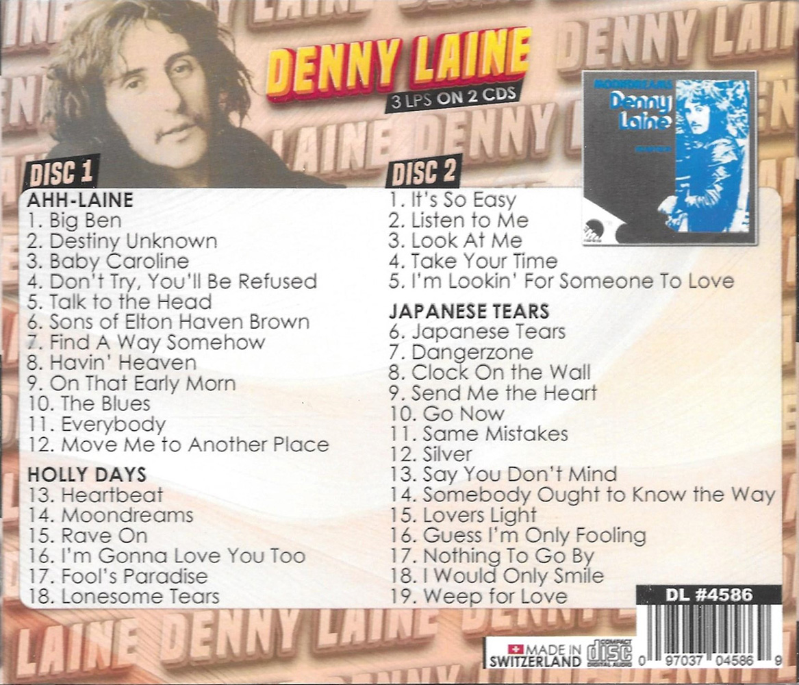 3 LPs on 2 CDs-All CD Debuts-Ahhh-Laine-Holly Days-Japanese Tears (2 CD)