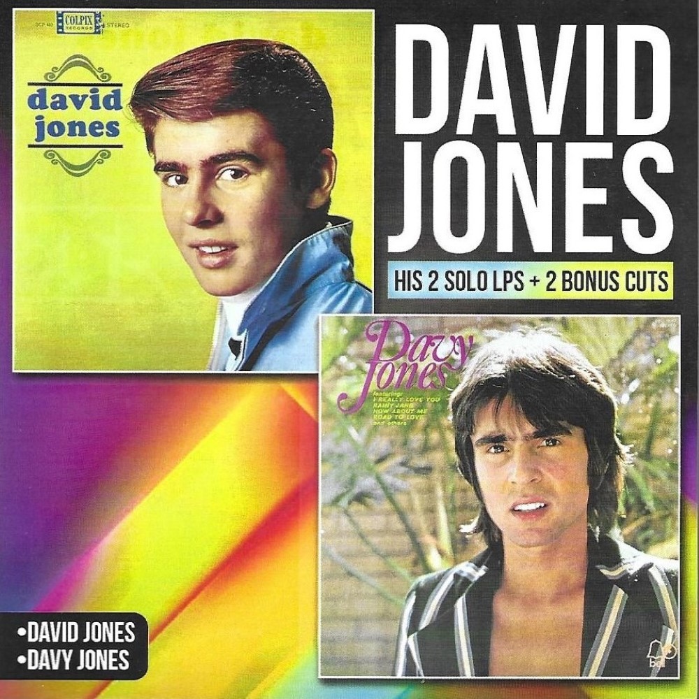 His 2 Solo LPs + 2 Bonus Cuts: David Jones & Davy Jones - Click Image to Close