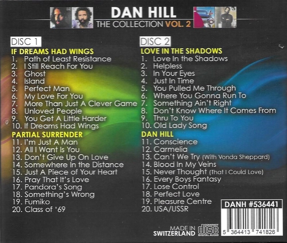 The Collection, Vol. 2 (If Dreams Had Wings-Partial Surrender-Love In The Shadows-Dan Hill) (2 CD)
