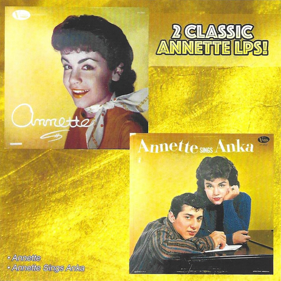 2 Classic Annette LPs! Annette / Annette Sings Anka