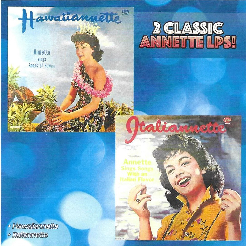 2 Classic Annette LPs! Hawaiiannette / Italiannette