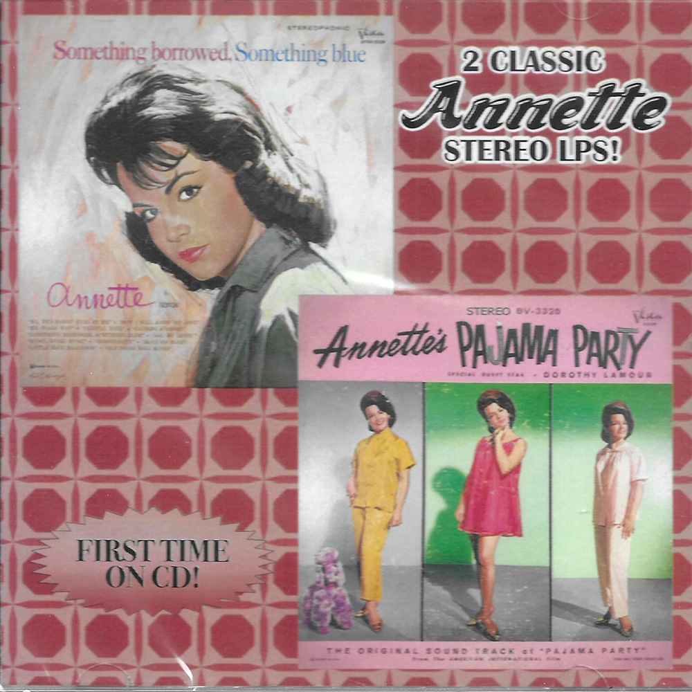 2 Classic Annette Stereo LPs! First Time On CD!