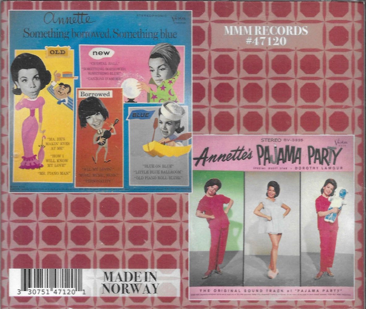 2 Classic Annette Stereo LPs! First Time On CD!