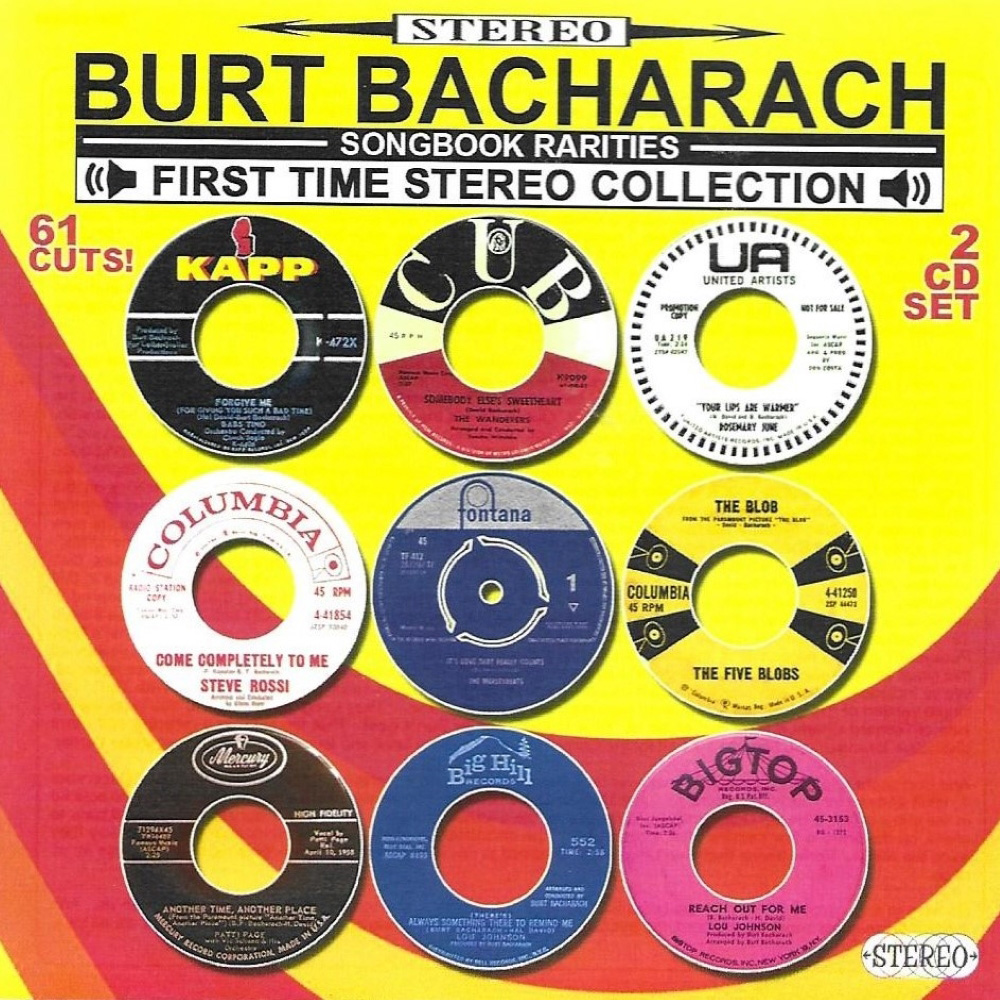 Burt Bacharach Songbook Rarities-First Time Stereo Collection - Click Image to Close