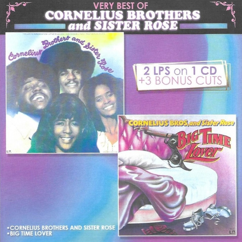 Very Best of Cornelius Brothers and Sister Rose-2 LPs on 1 CD+3 Bonus Cuts