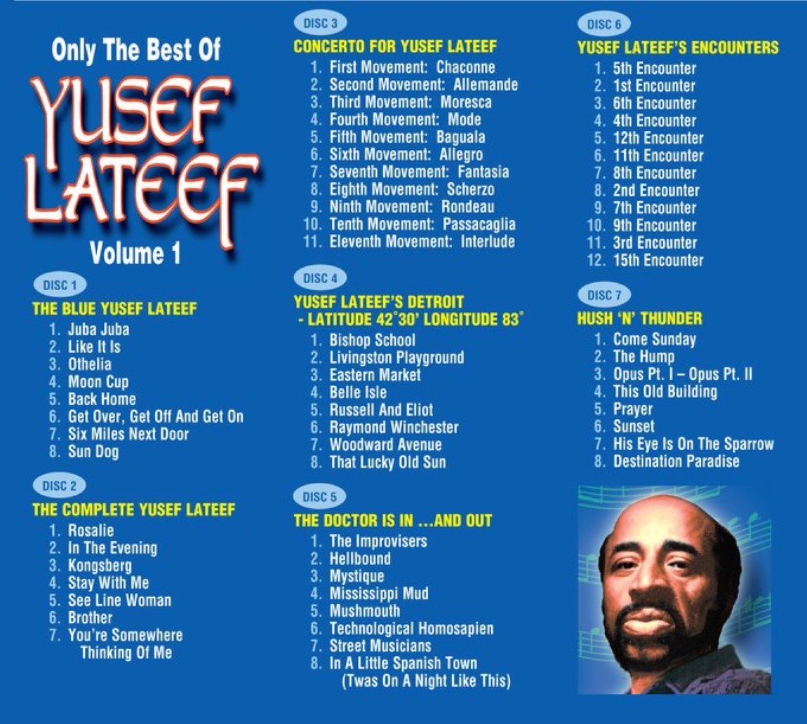 Only The Best Of Yusef Lateef, Volume 1 (7 CD) - Click Image to Close