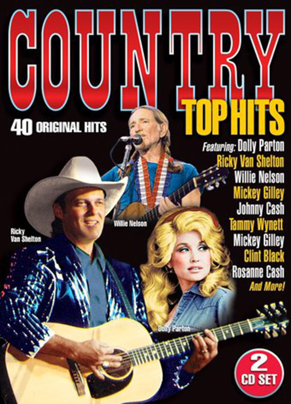 Country Top Hits-40 Original Hits (2 CD)