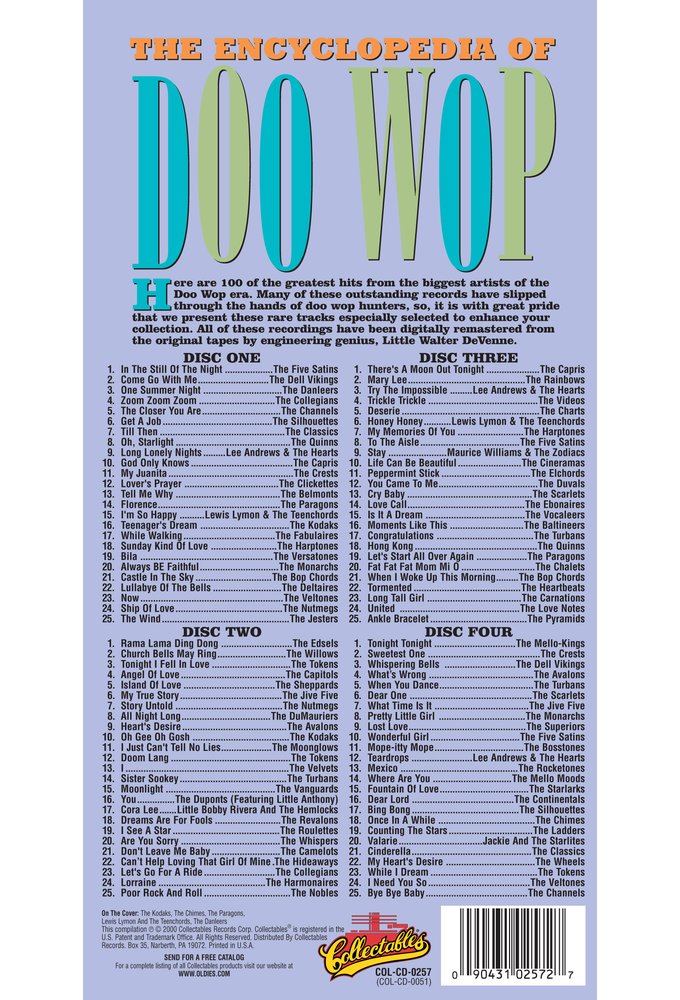 Encyclopedia of Doo Wop (4 CD)