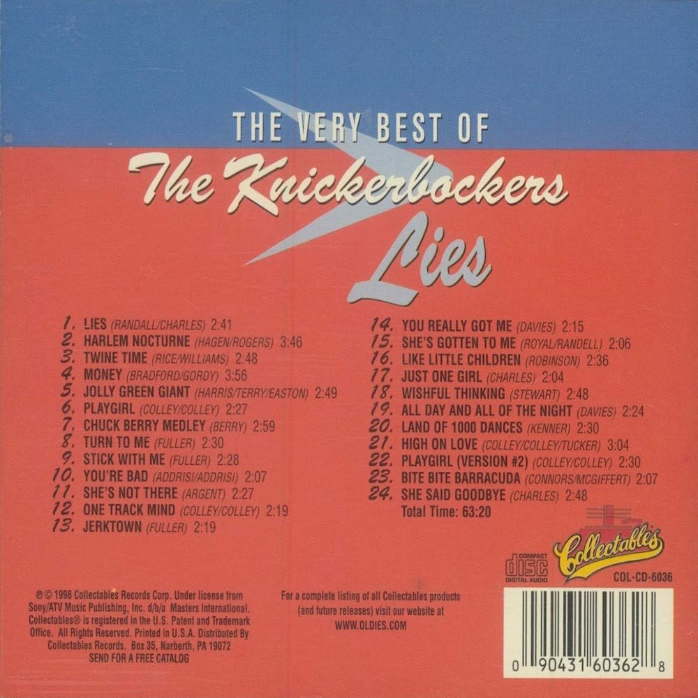 (image for) Very Best of the Knickerbockers