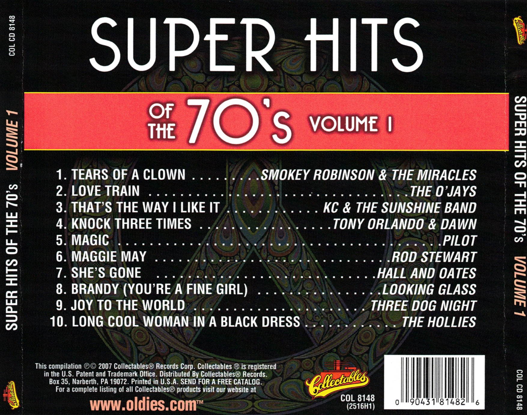 Super Hits Of The 70's, Volume 1