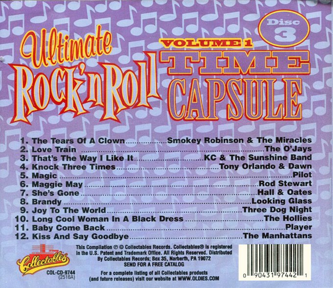 Ultimate Rock 'N Roll Time Capsule, Volume 1 - Disc 3