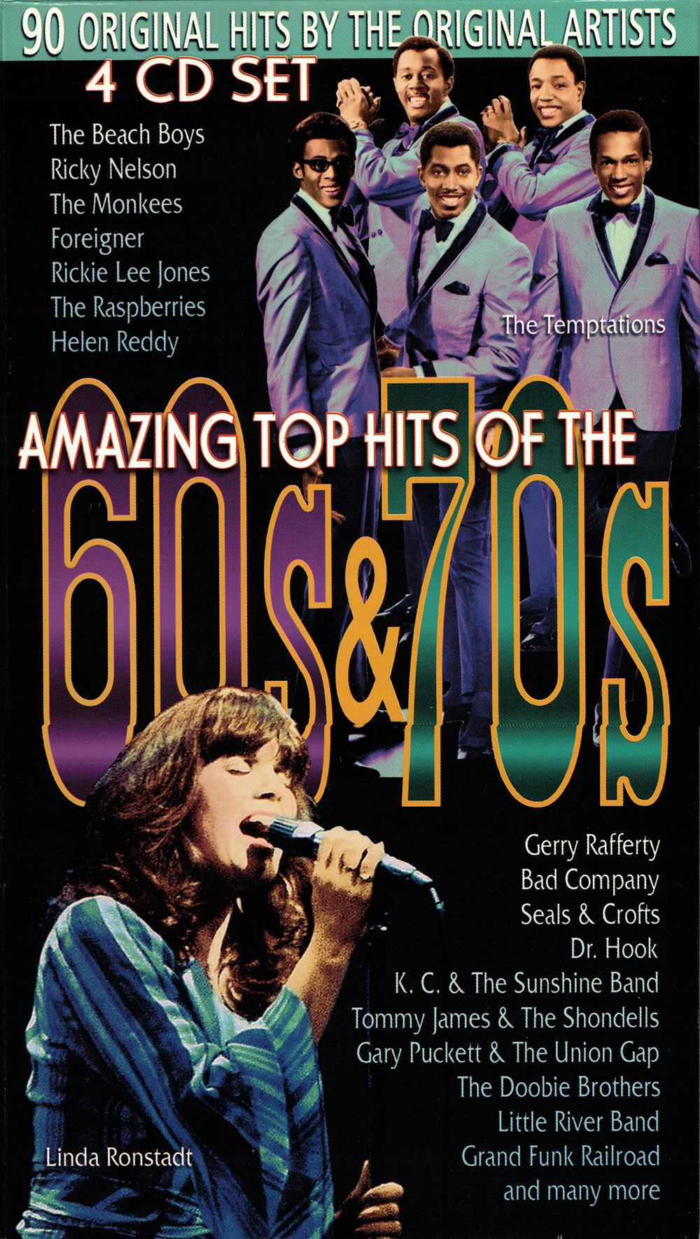 Amazing Top Hits Of The 60's & 70's (4 CD)