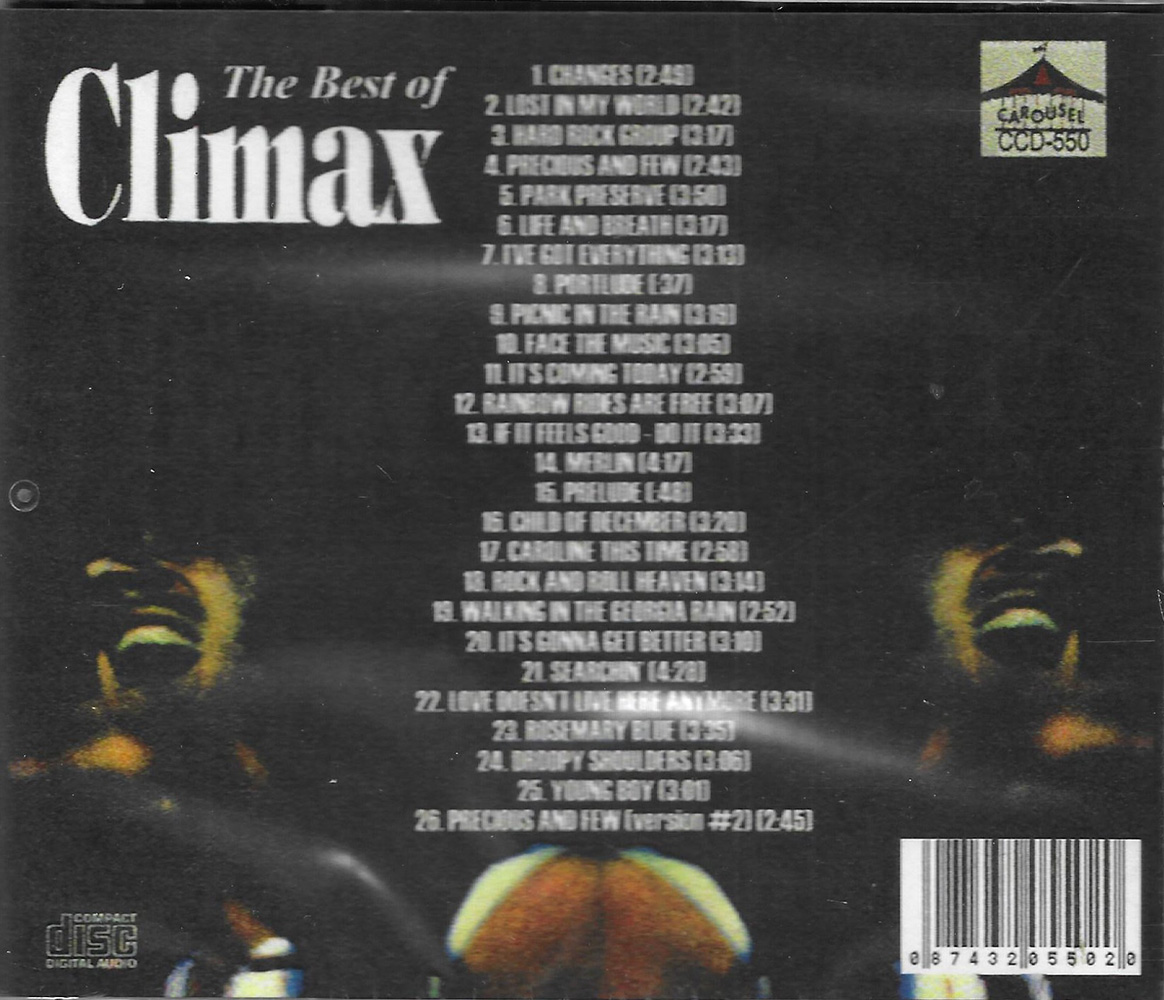 Precious Few-Best Of Climax Featuring Sonny Geraci