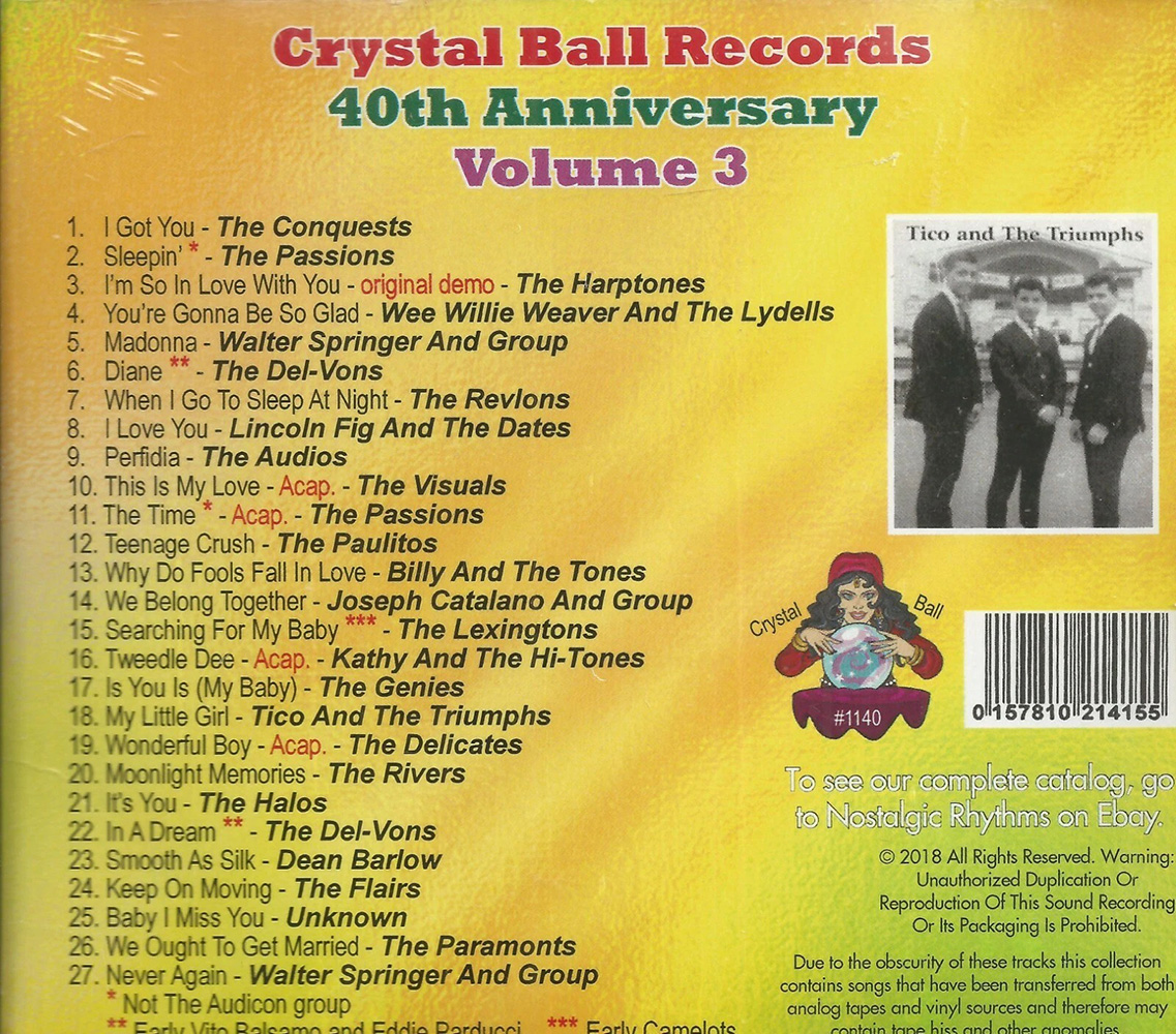 (image for) Crystal Ball Records 40h Anniversary, Vol. 3