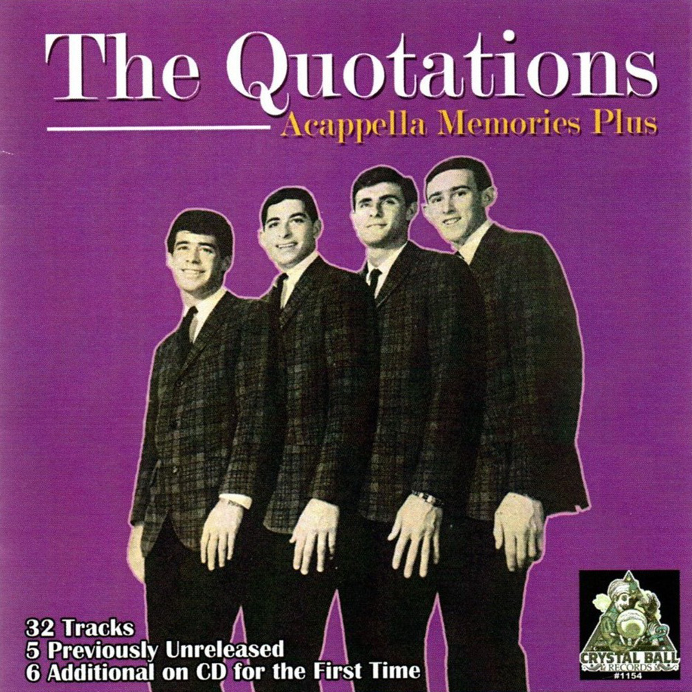 Acapella Memories Plus - 32 Cuts - 5 Previously Unreleased (image for) Acapella Memories Plus - 32 Cuts - 5 Previously Unreleased